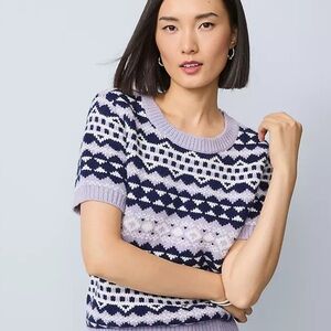 Ann Taylor fair isle sweater